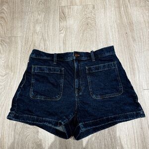 Madewell Dark Indigo Jean Shorts